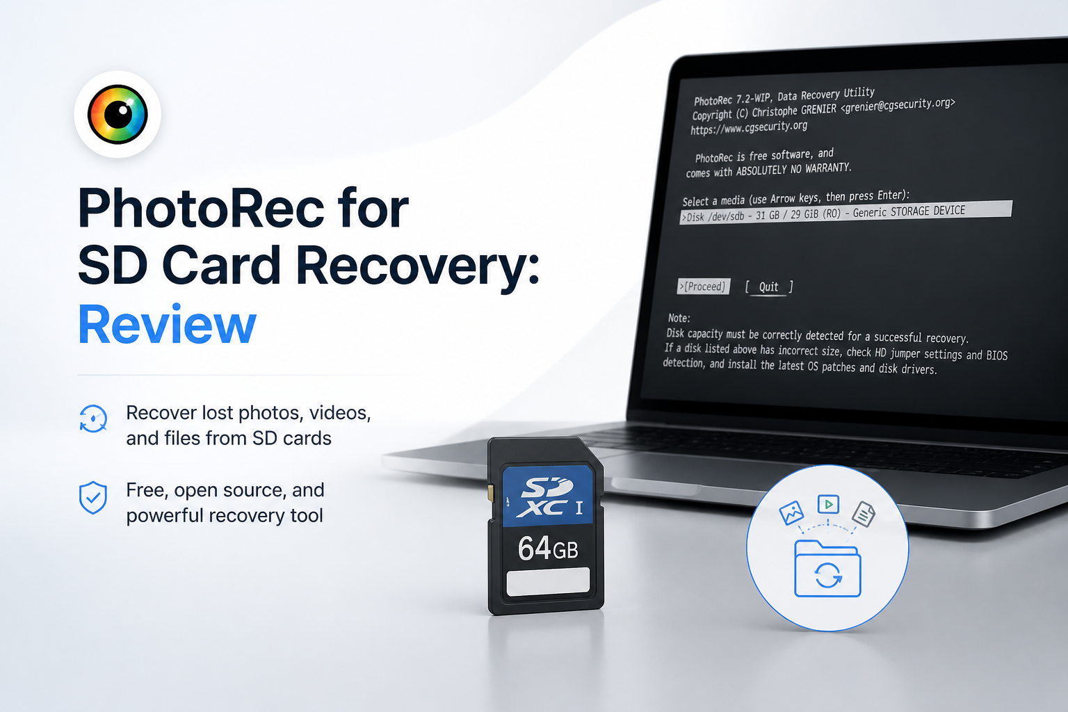 PhotoRec for SD Card Recovery: Review 2026