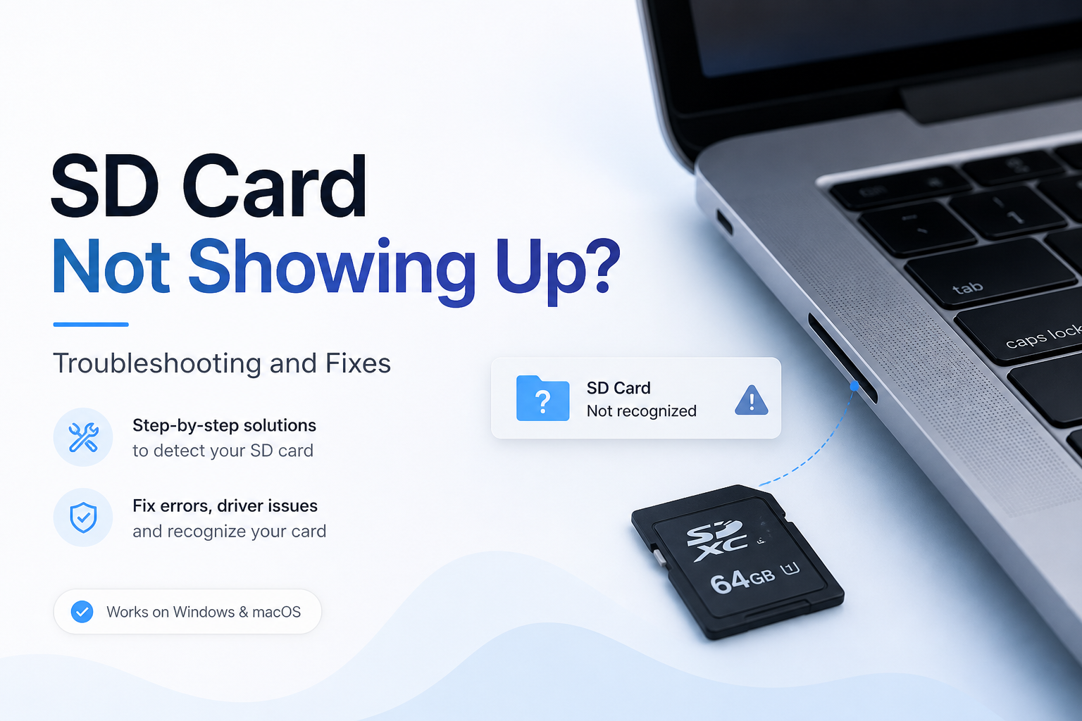 SD Card Not Showing Up? Troubleshooting and Fixes