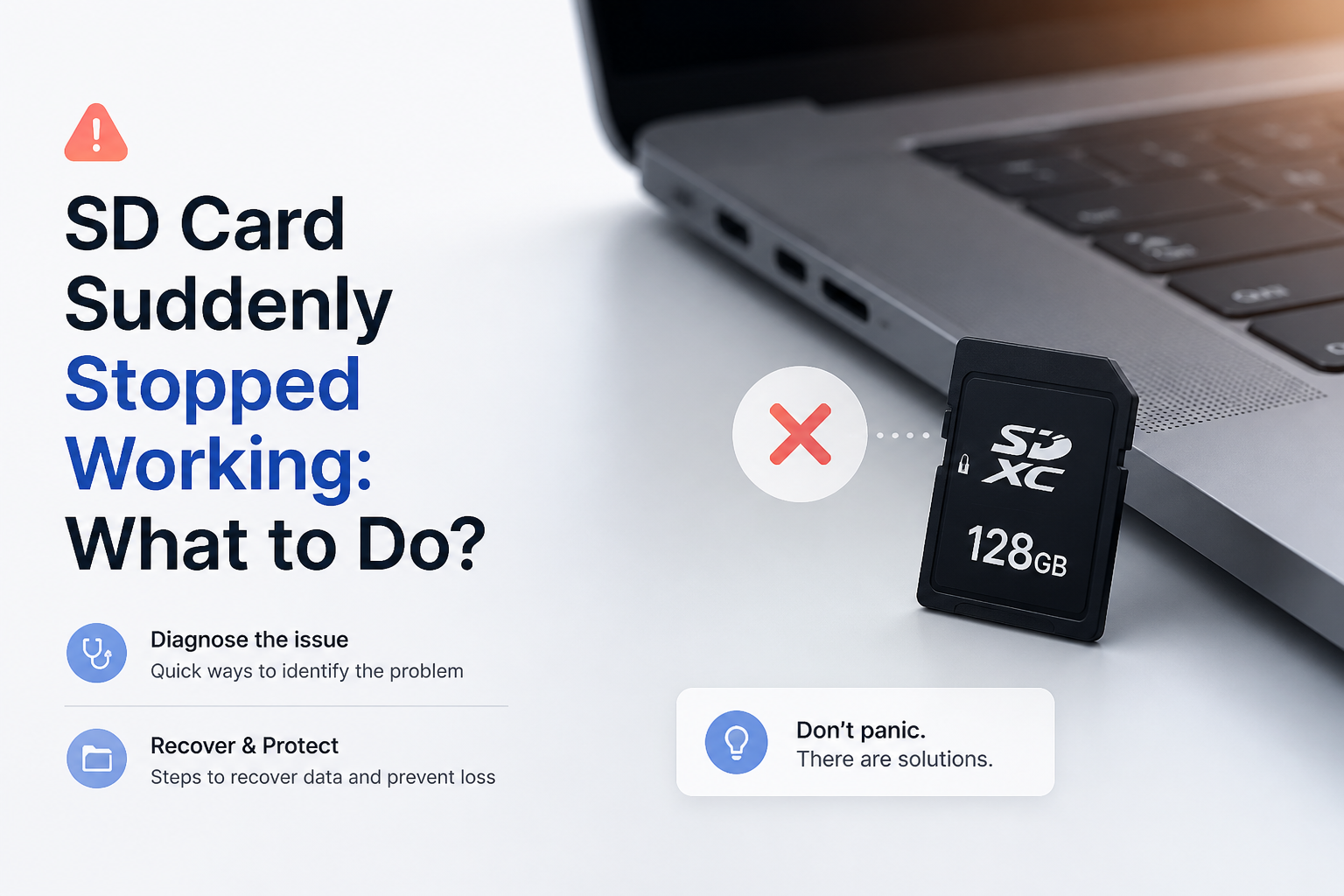 SD Card Suddenly Stopped Working: What to Do?