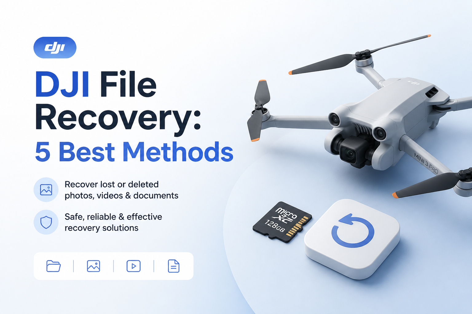 DJI File Recovery: 5 Best Methods