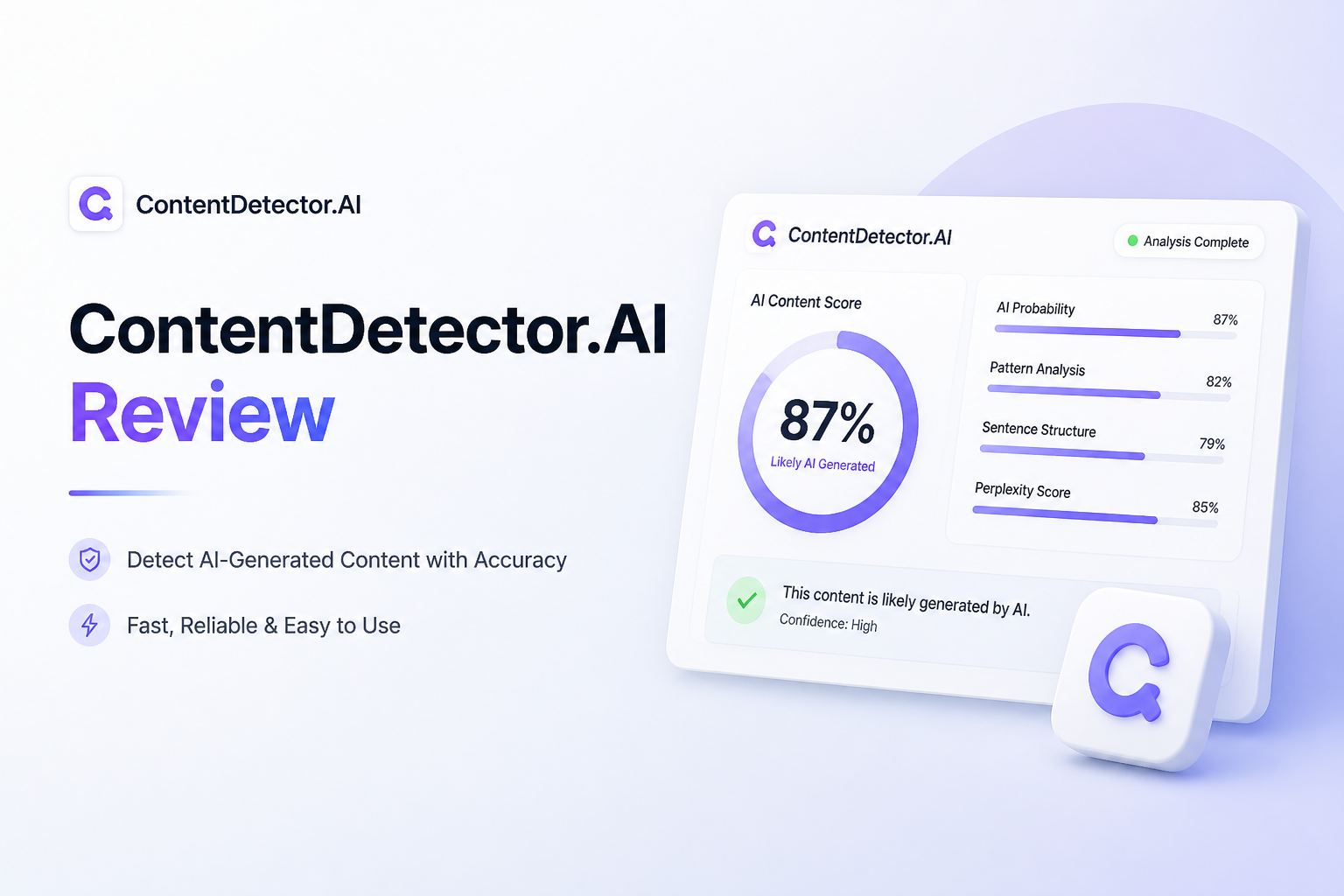 ContentDetector.AI Review